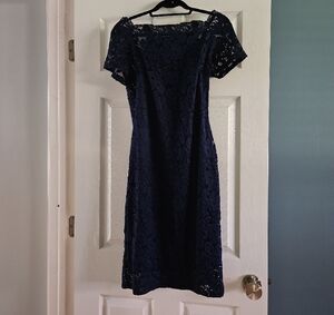 Miusol Blue Sheath Midi Dress with Bateau Neckline NWT Size XL